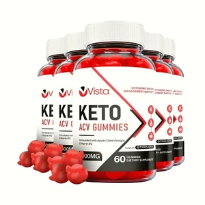 5-Pack Vista Keto ACV Weight Loss Gummies for Weight Loss - 300 Gummies - Picture 1 of 6