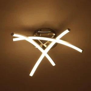 20W LED Deckenleuchte Modern Warmweiß Deckenlampe Schlafzimmer Wohnzimmer Gang - Bild 1 von 7