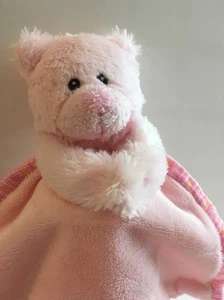 Bear Lil Snuggler Pink Plush Blanket Cuddle Toy Russ Baby Lovey - Picture 1 of 5