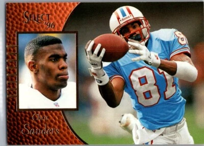 #14 Chris Sanders Houston Oilers 1996 Select - Image 1 of 2