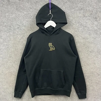 OVO Hoodie Herren Medium Black Drake Octobers Very Own Embroidered Owl Pullover - Bild 1 von 4