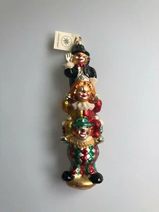 CHRISTOPHER RADKO " HIGH JINKS" STAPEL CLOWN WEIHNACHTSSCHMUCK - Bild 1 von 7