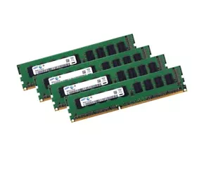 Samsung 16GB 4x 4GB DDR3 1333MHz DIMM RAM Memory Desktop PC PC-10600 240Pin - Picture 1 of 1