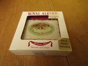 Choice Royal Albert OCR Porcelain Seasons Colour/Victorian Mailer Postcard/Pen - Picture 1 of 33
