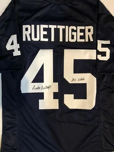 Signiertes individuelles Rudy Ruettiger Notre Dame Trikot mit Echtheitszertifikat - Bild 1 von 2