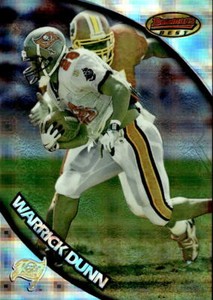 1997-98 Bowman's Best Jumbo Atomic Refractor #13 Warrick Dunn *5871