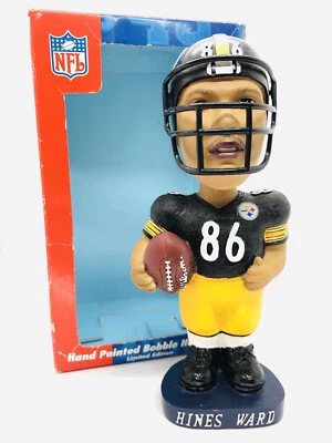 Pittsburgh Steelers Hines Ward Bobble NFL #86 Receptor Ancho CAJA ORIGINAL Foto 1 de 4
