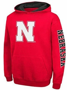 Sudadera con capucha Youth Nebraska Cornhuskers zona con pantalla roja - Imagen 1 de 6