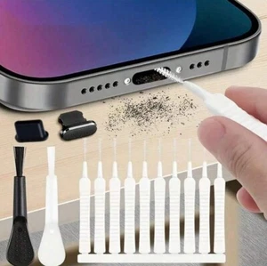 18 Piece Mobile Phone Cleaner Kit Charging Port Cleaning Dust Cleaner Brush UK - Picture 1 of 16