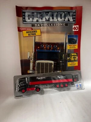 MERCEDES ACTROS 1:87 PEPE JEANS USCITA 40 CAMION DA COLLEZIONE ITALERI - Immagine 1 di 2