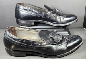 VINTAGE Classics by FOOTJOY 11 C schwarz Herrenschuhe Made in USA GUTER ZUSTAND - Bild 1 von 8