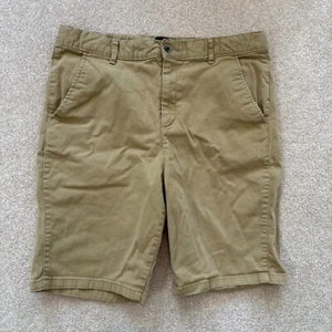Children Place Boy's Khaki Adjustable Waist Cargo Shorts Size 14 Husky - Picture 1 of 5