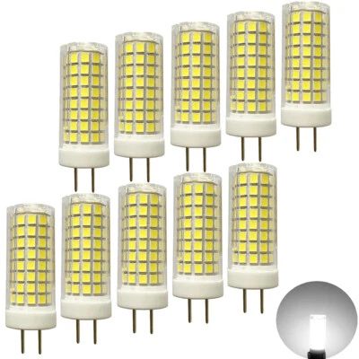 10pcs GY6.35 (GX6.35) LED Bulb Dimmable 10W Lamp Cool White 6000K Ceramics Light - Image 1 of 4