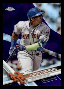 2017 Topps Chrome Purple Refractors #21 Yoenis Cespedes /299 - Picture 1 of 2