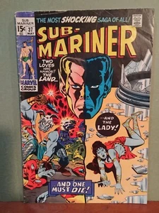 Sub-Mariner #37 Namor Death Lady Dorma Proteus Llyra ( 1971 Marvel)    4.0 - Picture 1 of 9