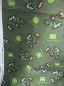John Deere CLASSIC  Tractor Cotton Quilt Fabric  SPRINGS CTREATIVE  1YX44"   NEW - Picture 1 of 6