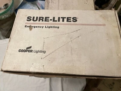 Sure-Lites Exit Sign by Coop, Brushed Alum. Red letters, Single Model: CX7170RSD - Image 1 of 4