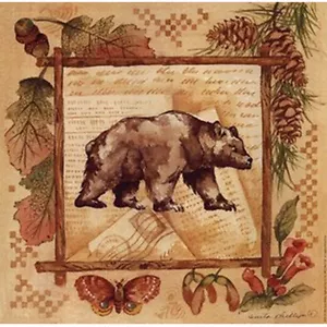 Oso de Anita Phillips Oso Pardo Animales Vida Silvestre Otoño Abierto Editado Impresión en Papel - Imagen 1 de 1