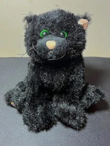 RETIRED WEBKINZ HM135 HALLOWEEN SPOOKY BLACK CAT KITTEN - NO CODE - Picture 1 of 4