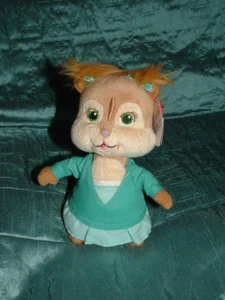 ALVIN AND THE CHIPMUNK SMALL ELEANOR PLUSH BEANIE SOFT TOY 2010 TAGGED - Picture 1 of 9