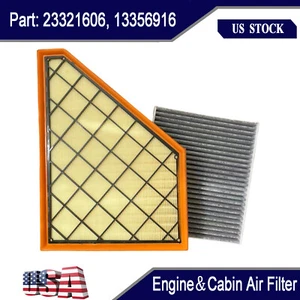 Engine Air Filter & Cabin Air Filter For 2018-2023 Chevy Traverse 2017-23 BUICK - Picture 1 of 11