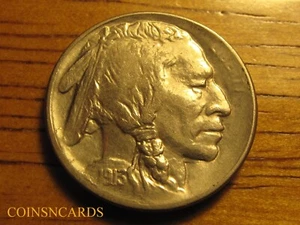 1913-S Buffalo Nickel Type 2 Full Horn Split Tail Uncirculated Monster Scarce! - Picture 1 of 3