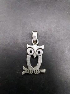 Colgante Búho Vintage Plata 925 Hecho en México - Imagen 1 de 4