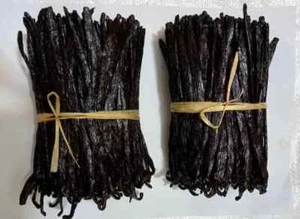 Vanilla Beans Grade A Organic (5 - 8) - Vanilla Pods For Making Vanilla Extract - Picture 1 of 20