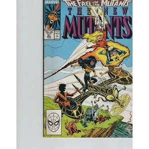 New Mutants #61 Marvel Comic Book 1988 Fall of the Mutants - Picture 1 of 2