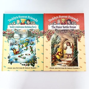 Teddy's Forest Friends Shirley Barber Bundle Lot Hardcover Vintage Children's - Picture 1 of 18