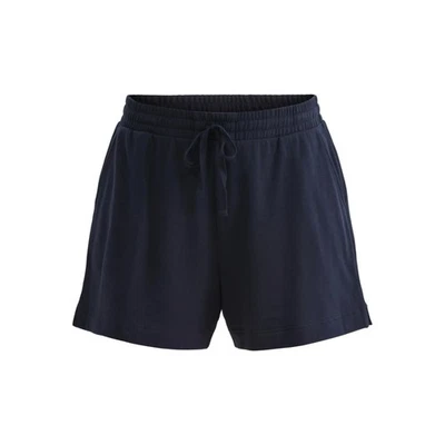 Shorts femininos de tecido terry francês azul marinho escuro Terra & Sky plus size, 2X - Imagem 1 de 4