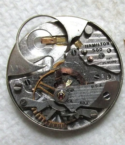 Vintage Hamilton Electric Caliber 500 Electronic Wristwatch Movement PARTS ONLY - Picture 1 of 2