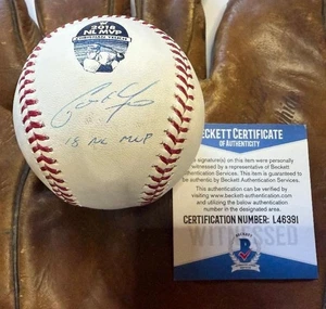 Christian Yelich Signed Autographed (OML) "18 NL MVP' Yelich MVP Baseball : BAS - Picture 1 of 3