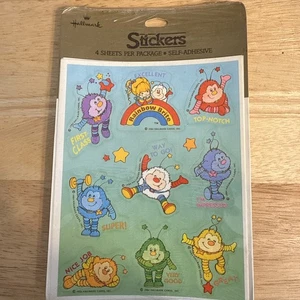 Vintage 1984 Hallmark Rainbow Brite Stickers 4 Sheets - Picture 1 of 16