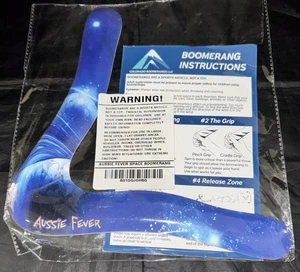New Aussie Fever Space Boomerang Hand Crafted Australian Boomerangs B13 - Picture 1 of 4