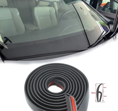 Tira de sellado de goma para parabrisas de 6 pies moldura para Hyundai Palisade Elantra Foto 1 de 4