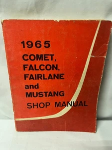 1965 Ford Comet Falcon Fairlane and Mustang Shop Manual First Printing - Bild 1 von 8
