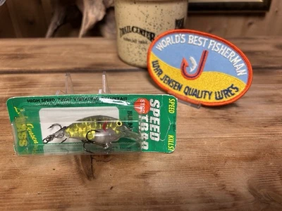 Vintage Luhr Jensen Pre Rapala Speed Trap 1/8 oz. Color 3026 Bass Fishing Lure - Image 1 of 4