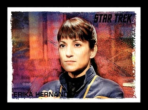 2021 Women of Star Trek Art and Images Blue Parallel #41 Erika Hernandez #24/99 - Picture 1 of 3