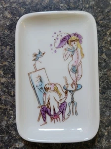 Rosenthal Petite Bele Bachem Trinket Dish Naughty Painter - Picture 1 of 6