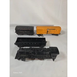 Vintage Lionel Electric Train Lot Scout Engine Güterwagen Boxcar Yellow Gondola - Bild 1 von 12