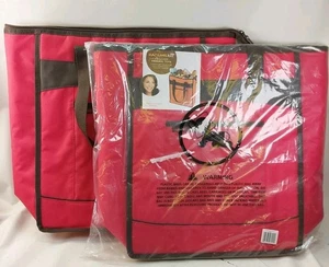 Menge 2, Rachael Ray Thermo Beuteltasche, rot 5 Gallonen Kapazität Chillout Tasche - Bild 1 von 4