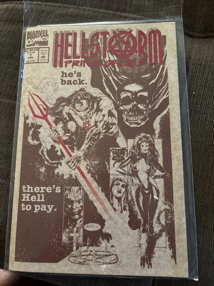 Hellstorm: Prince of Lies #1 (Marvel Comics April 1993)