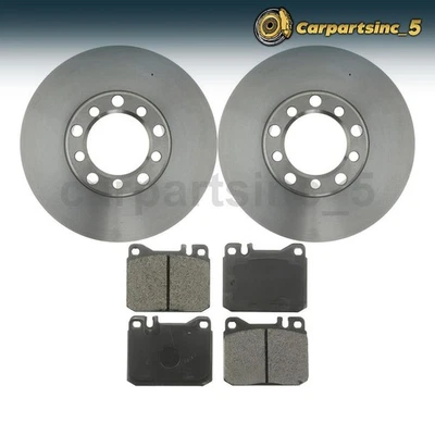 Rotor de freno Pastilla de freno delantera 3 piezas para Mercedes-Benz 300TD 3,0 L 1979 - 1985 Foto 1 de 4