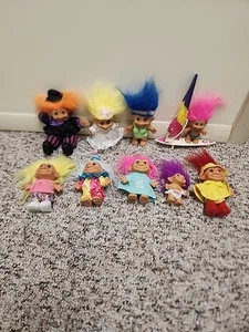 Lot Of 9 Russ Troll Dolls From The 90's - Picture 1 of 5