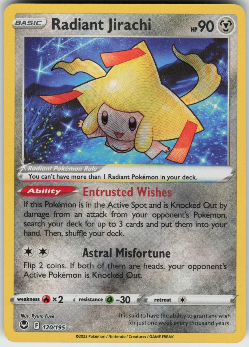 Radiant Jirachi Pokémon TCG Cards for sale | eBay