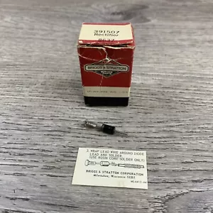 Diodo rectificador Briggs and Stratton 391507 Nos Oem pieza genuina - Imagen 1 de 7