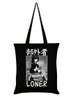 TOKYO SPIRIT LONER Black Tote Bag cotton nature eco reusable shopping gift