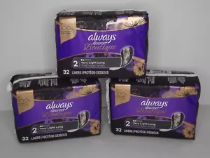3er-Packungen Always Discreet Boutique Liners #2 sehr leicht lang 32 Futter je (T) - Bild 1 von 2