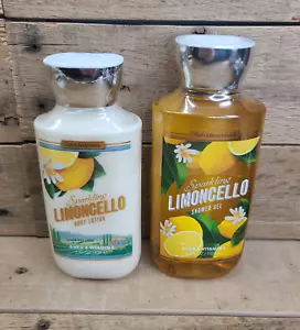 Bath & Body Works Sparkling Limoncello Body Lotion 8 oz & Shower Gel 10 oz - Picture 1 of 15